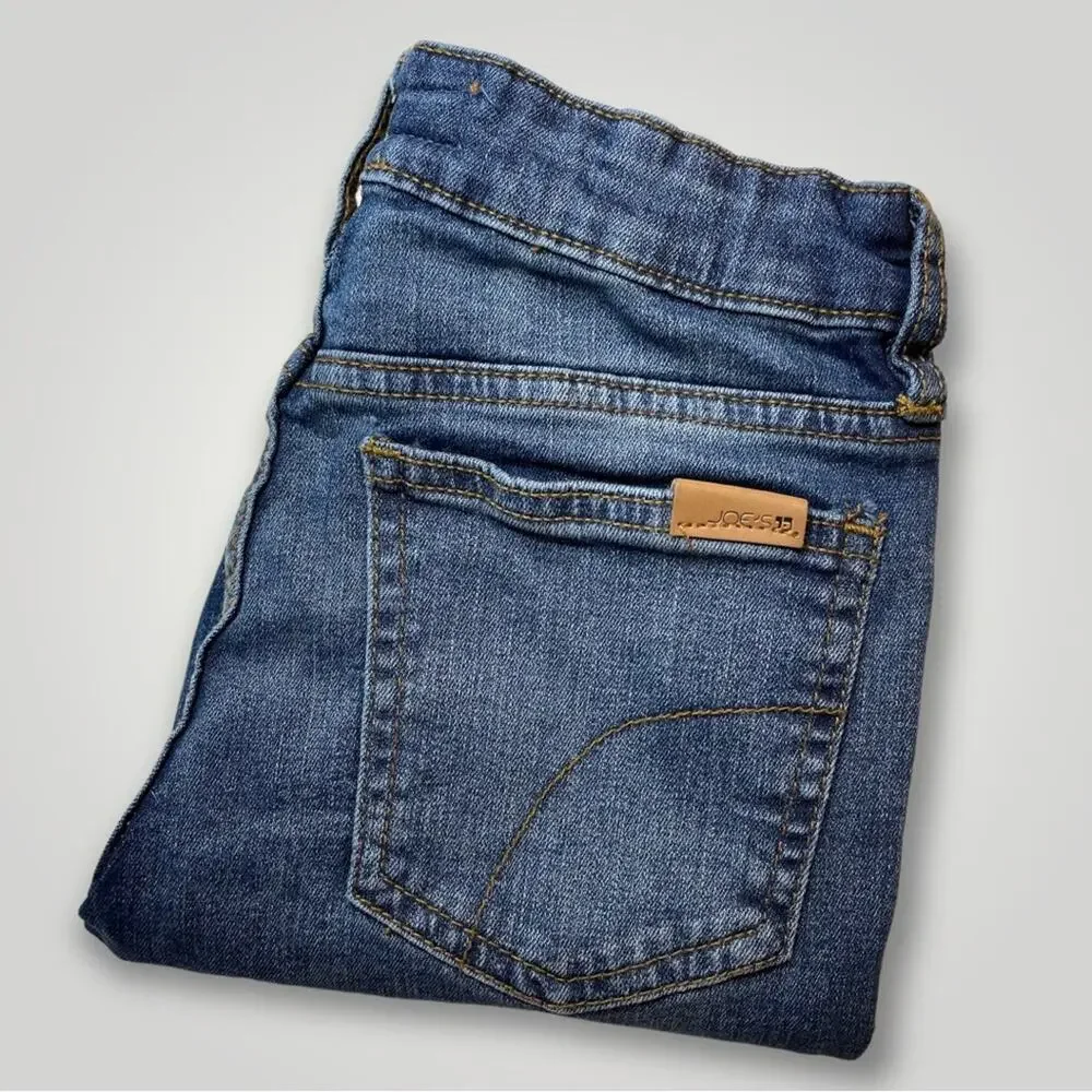 JOES SKINNY MID RISE JEANS MEDIUM WASH BLUE GIRLS SIZE 10